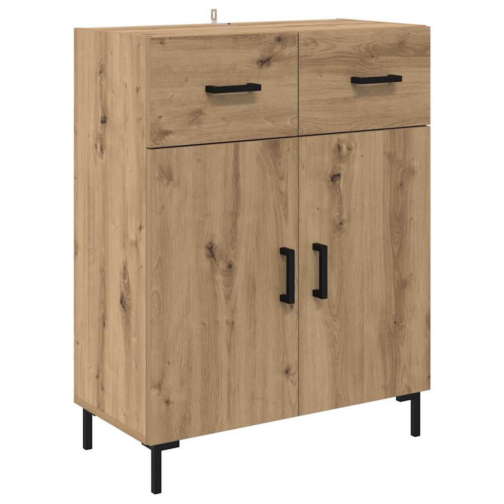 Highboard Artisan-Eiche 69,5 x 34 x 180 cm Holzwerkstoff