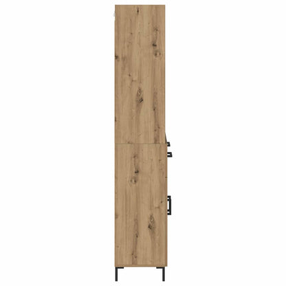 Highboard Artisan-Eiche 69,5 x 34 x 180 cm Holzwerkstoff