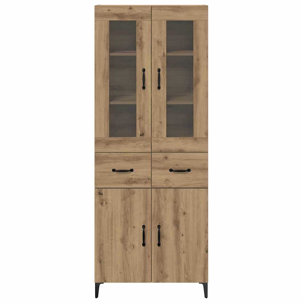 Highboard Artisan-Eiche 69,5 x 34 x 180 cm Holzwerkstoff