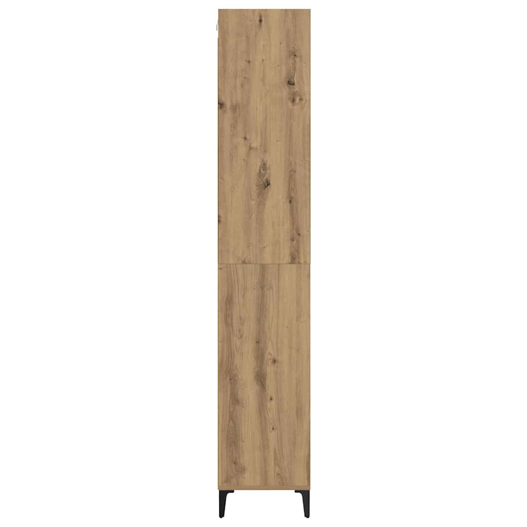 Highboard Artisan-Eiche 69,5 x 34 x 180 cm Holzwerkstoff