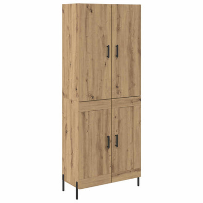 Highboard Artisan-Eiche 69,5 x 34 x 180 cm Holzwerkstoff