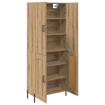 Highboard Artisan-Eiche 69,5 x 34 x 180 cm Holzwerkstoff