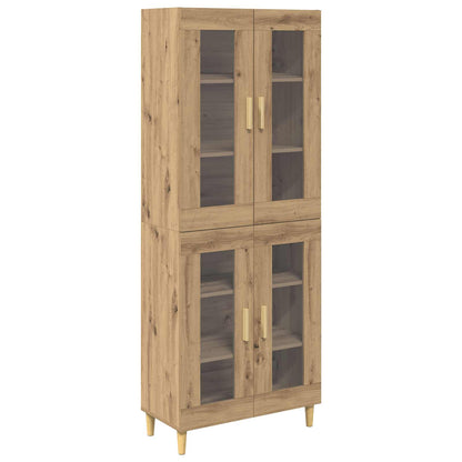 Highboard Artisan-Eiche 69,5 x 34 x 180 cm Holzwerkstoff