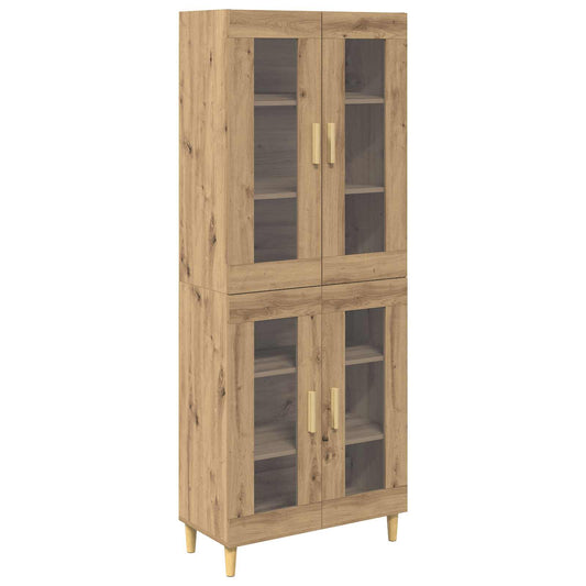 Highboard Artisan-Eiche 69,5 x 34 x 180 cm Holzwerkstoff