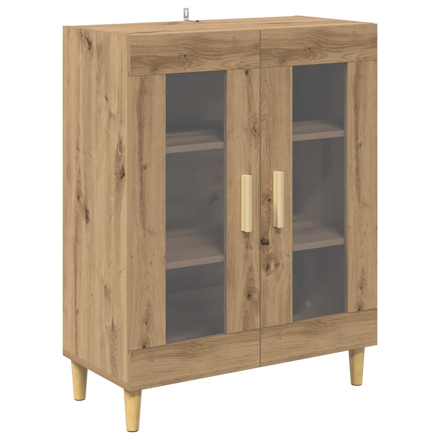Highboard Artisan-Eiche 69,5 x 34 x 180 cm Holzwerkstoff
