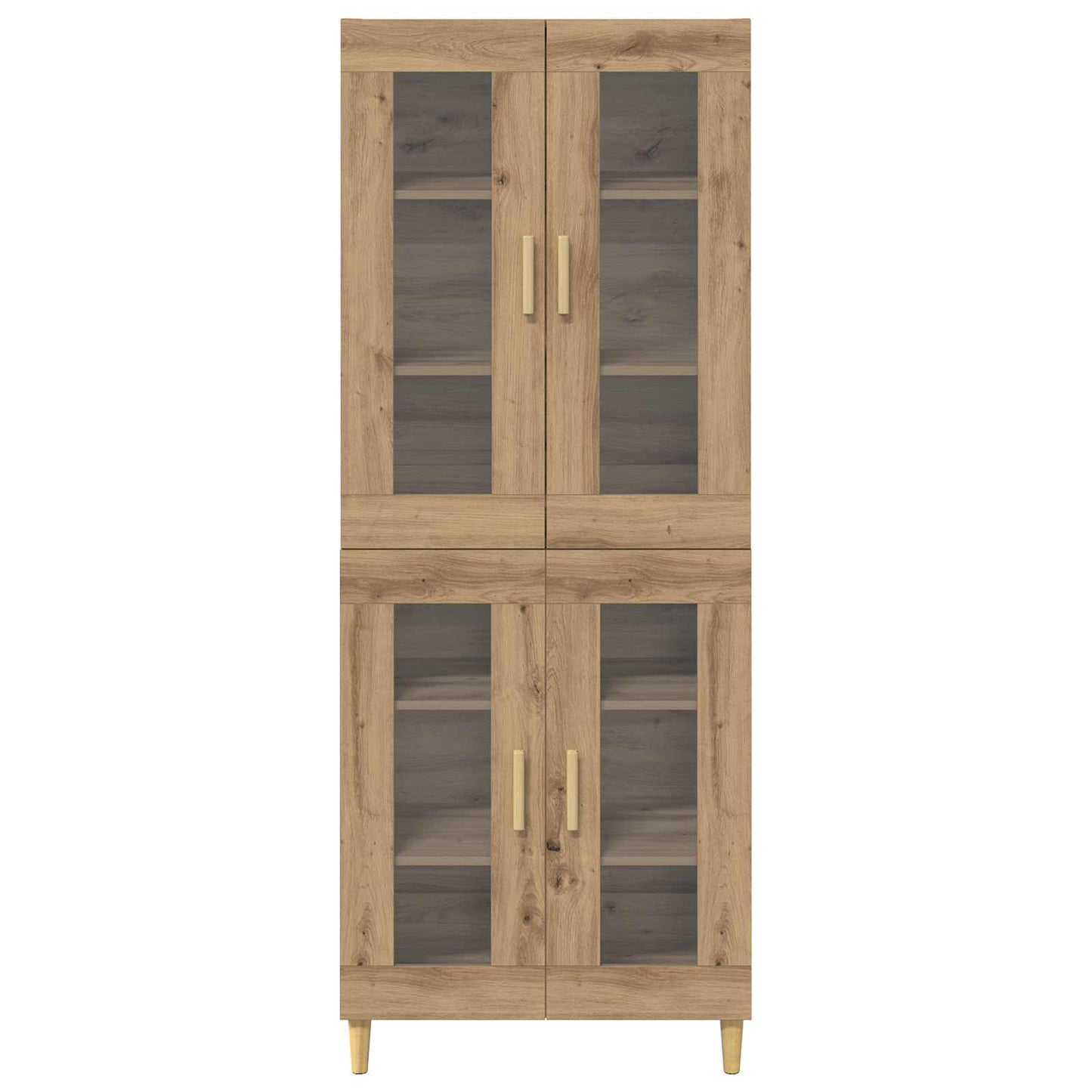 Highboard Artisan-Eiche 69,5 x 34 x 180 cm Holzwerkstoff
