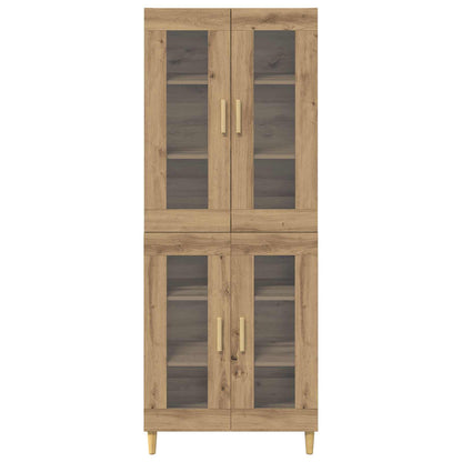 Highboard Artisan-Eiche 69,5 x 34 x 180 cm Holzwerkstoff