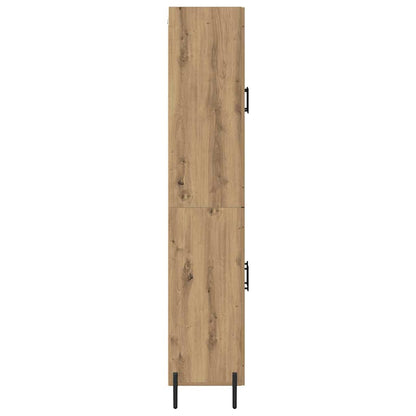 Highboard Artisan-Eiche 69,5 x 34 x 180 cm Holzwerkstoff
