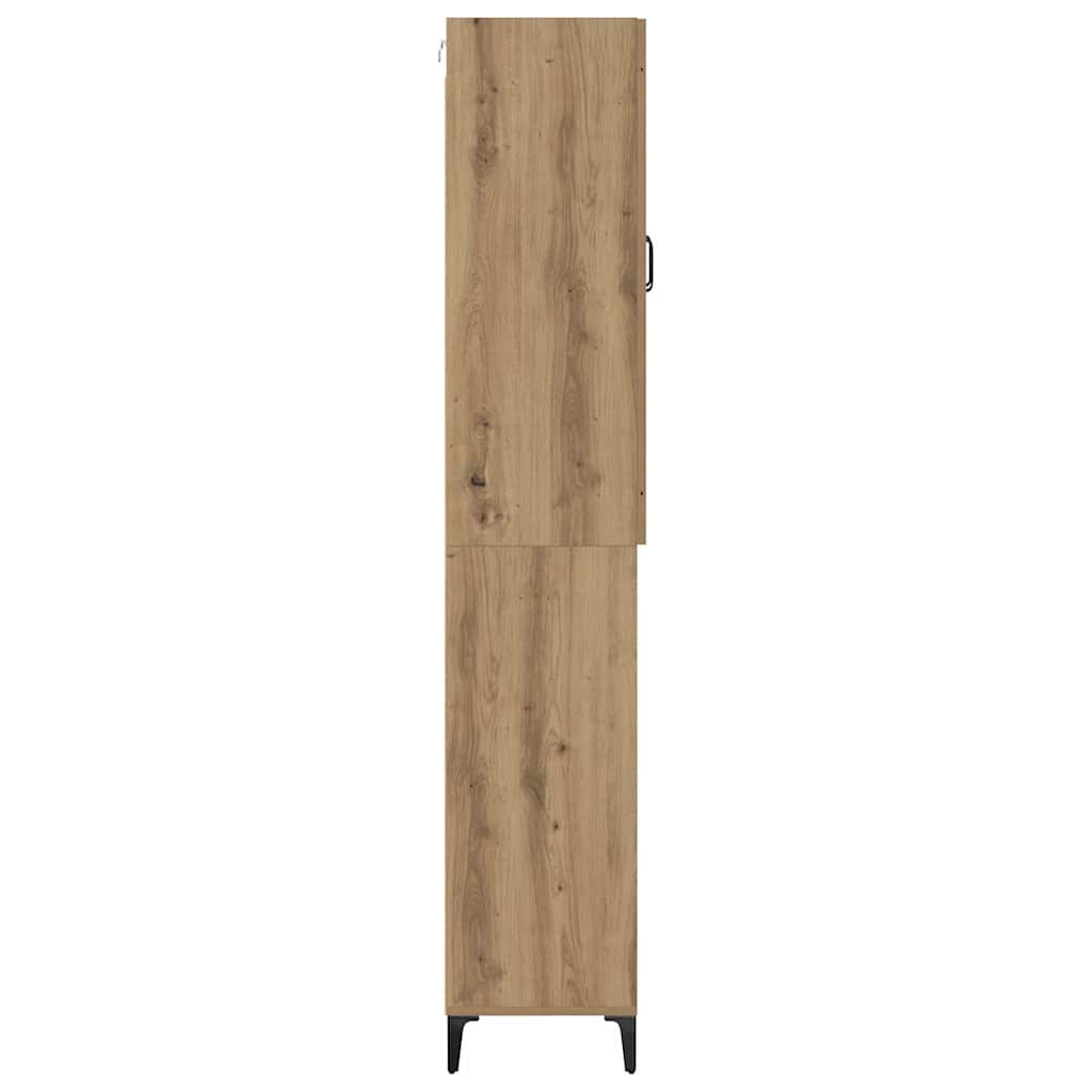 Highboard Artisan-Eiche 69,5 x 34 x 180 cm Holzwerkstoff