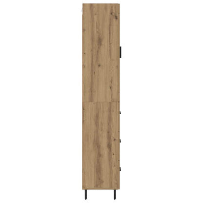 Highboard Artisan-Eiche 34,5 x 34 x 180 cm Holzwerkstoff