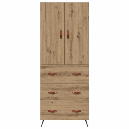Highboard Artisan-Eiche 69,5 x 34 x 180 cm Holzwerkstoff