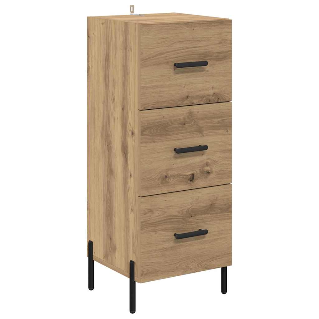 Highboard Artisan-Eiche 34,5 x 34 x 180 cm Holzwerkstoff
