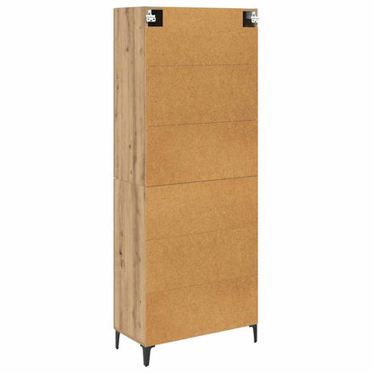 Highboard Artisan-Eiche 69,5 x 34 x 180 cm Holzwerkstoff
