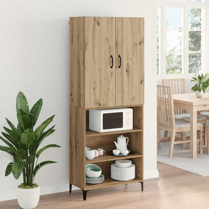 Highboard Artisan-Eiche 69,5 x 34 x 180 cm Holzwerkstoff