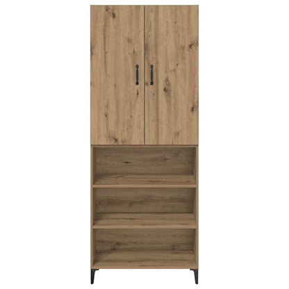 Highboard Artisan-Eiche 69,5 x 34 x 180 cm Holzwerkstoff