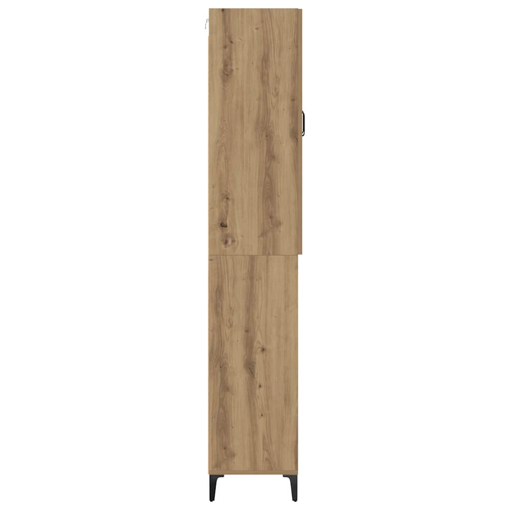 Highboard Artisan-Eiche 69,5 x 34 x 180 cm Holzwerkstoff