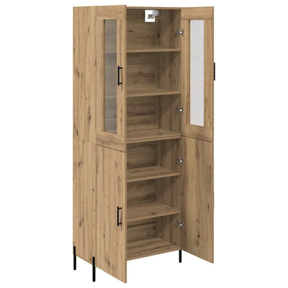 Highboard Artisan-Eiche 69,5 x 34 x 180 cm Holzwerkstoff