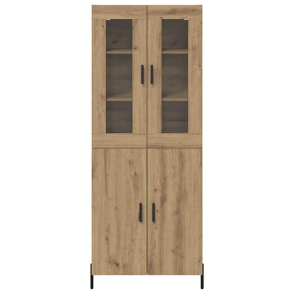 Highboard Artisan-Eiche 69,5 x 34 x 180 cm Holzwerkstoff