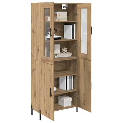 Highboard Artisan-Eiche 69,5 x 34 x 180 cm Holzwerkstoff