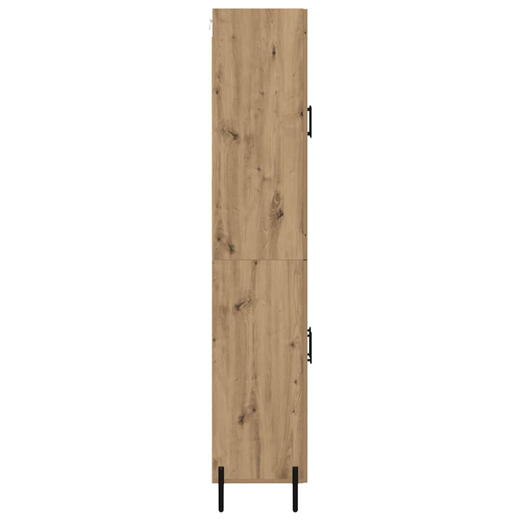 Highboard Artisan-Eiche 69,5 x 34 x 180 cm Holzwerkstoff