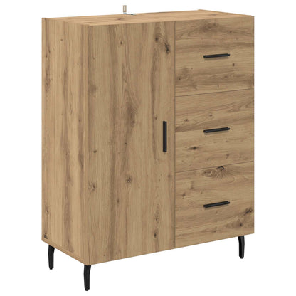 Highboard mit Schubladen Artisan-Eiche 69,5 x 34 x 180 cm