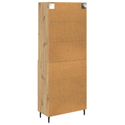 Highboard mit Schubladen Artisan-Eiche 69,5 x 34 x 180 cm