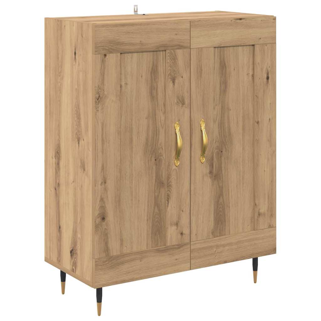 Highboard Artisan-Eiche 69,5 x 34 x 180 cm Holzwerkstoff