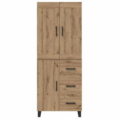 Highboard Artisan-Eiche 69,5 x 34 x 180 cm Holzwerkstoff