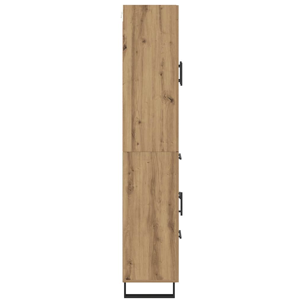 Highboard Artisan-Eiche 69,5 x 34 x 180 cm Holzwerkstoff