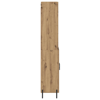Highboard Artisan-Eiche 69,5 x 32,5 x 180 cm Holzwerkstoff