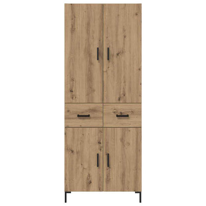 Highboard Artisan-Eiche 69,5 x 34 x 180 cm Holzwerkstoff