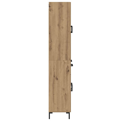 Highboard Artisan-Eiche 69,5 x 34 x 180 cm Holzwerkstoff