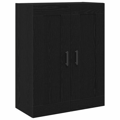 Highboard 2 pcs Schwarz Eichen-Optik Holzwerkstoff