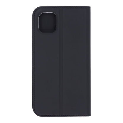 iPhone 11 Schwarz Horizontal Flip Leather Hülle