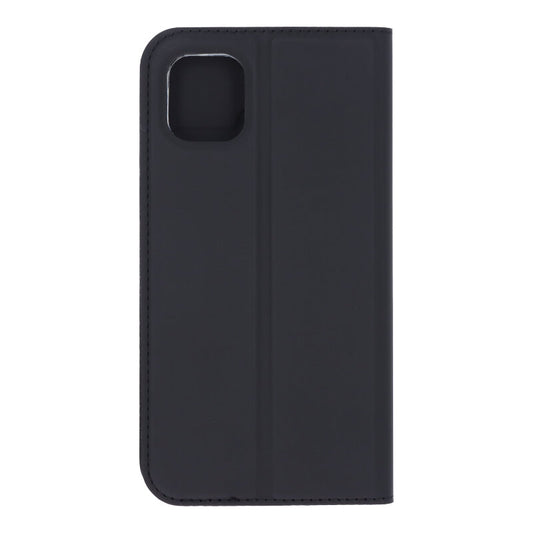 iPhone 11 Schwarz Horizontal Flip Leather Hülle