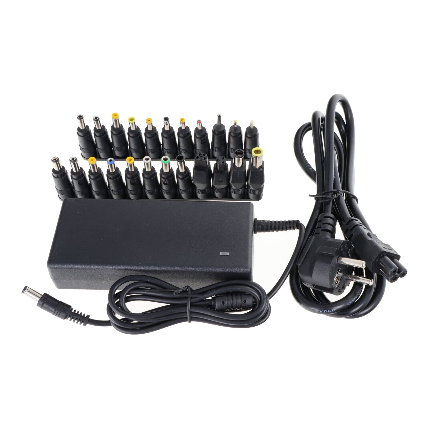 90W Universalnetzteil 19V/4.74A mit 23 Adapterspitzen und EU-Kabel