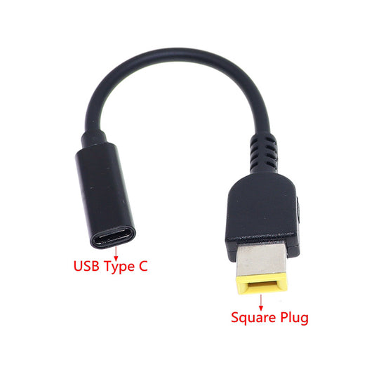 Type-C zu Square Plug Adapter Kabel für Laptop Netzteil