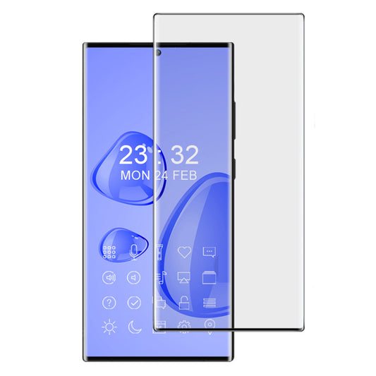 Samsung Galaxy S23 Ultra Schwarz Vollflächiges Temperglas Displayschutz