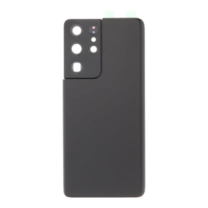 Samsung Galaxy S21 Ultra 5G Schwarz Akkudeckel + Klebefolie + Rückkamera-Objektiv