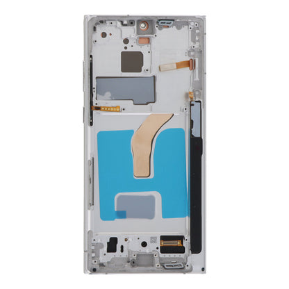 Bildschirmersatz mit Rahmen für Samsung Galaxy S22 Ultra 5G S908B/S908E