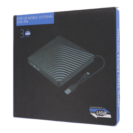 Anwintek 23S2G Externes CD/DVD-Gehäuse mit Type-C auf USB Kabel