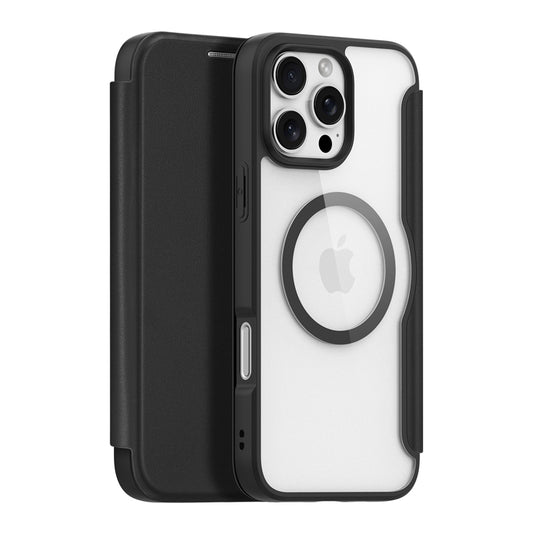 iPhone 16 Pro Magnetische Flip Lederhülle