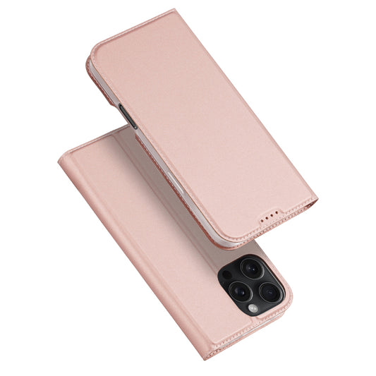 iPhone 16 Pro Magnetische Horizontal Flip Leder TPU + PU Hülle