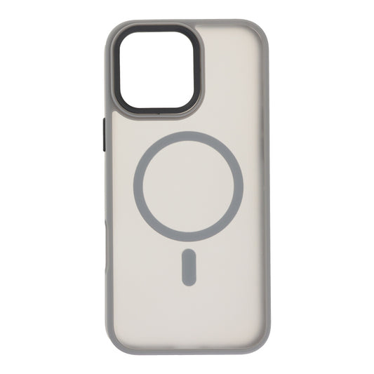 Magnetische Skin Hülle für iPhone 15 Pro, Grau