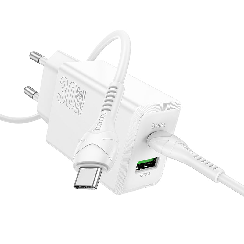 HOCO PD30W + QC3.0 mit USB-C-zu-USB-C-Kabel