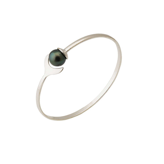 Tahitian Pearl 10.5-11.5 mm Adjustable Moon Bracelet-0