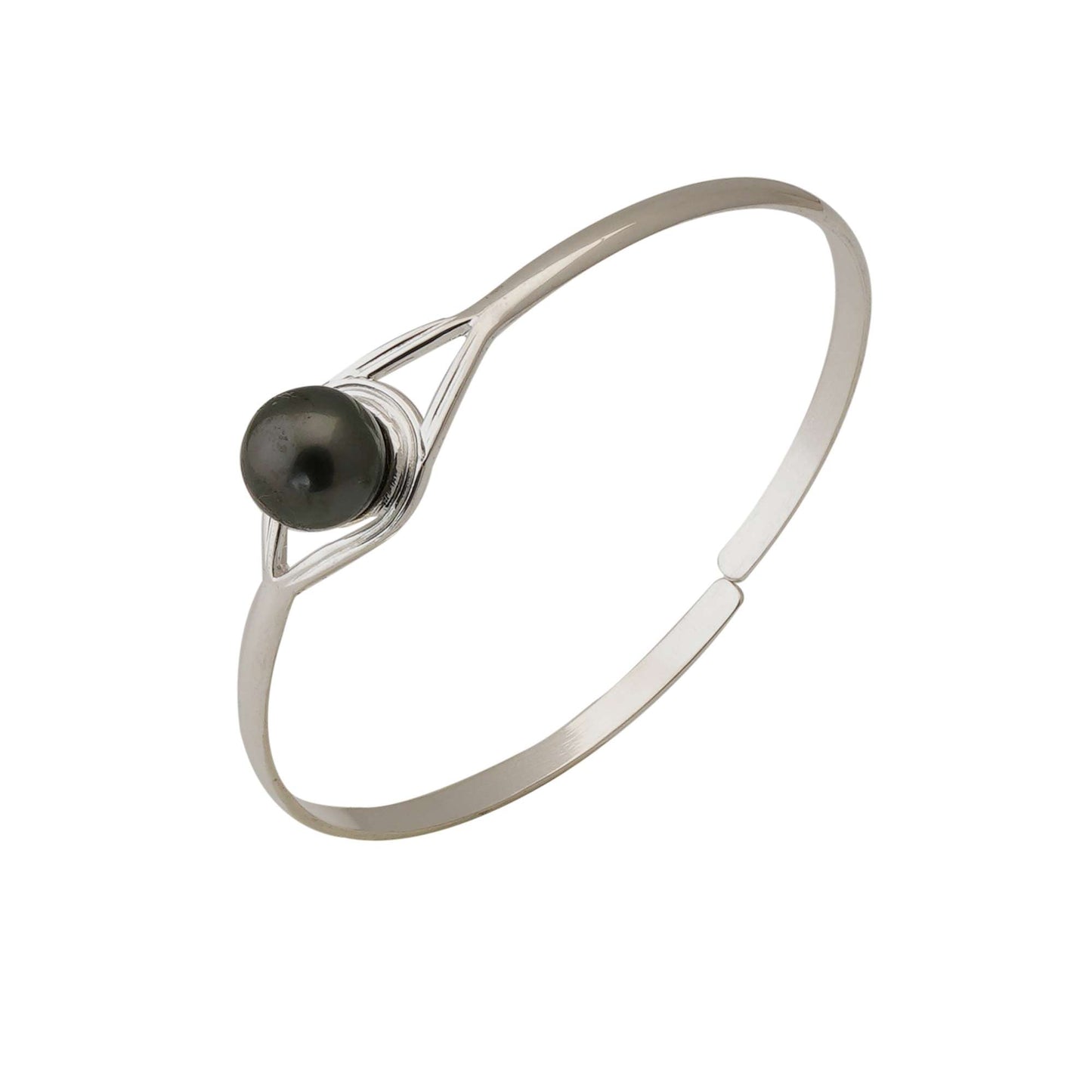 Tahitian Pearl 10.5-11.5 mm Adjustable Corner Cut Bracelet-0