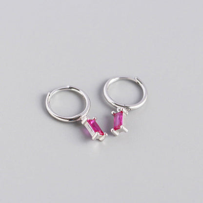 BURCU HOOPS 1,1CM - MULTIPLE COLORS - Shopgalaxy