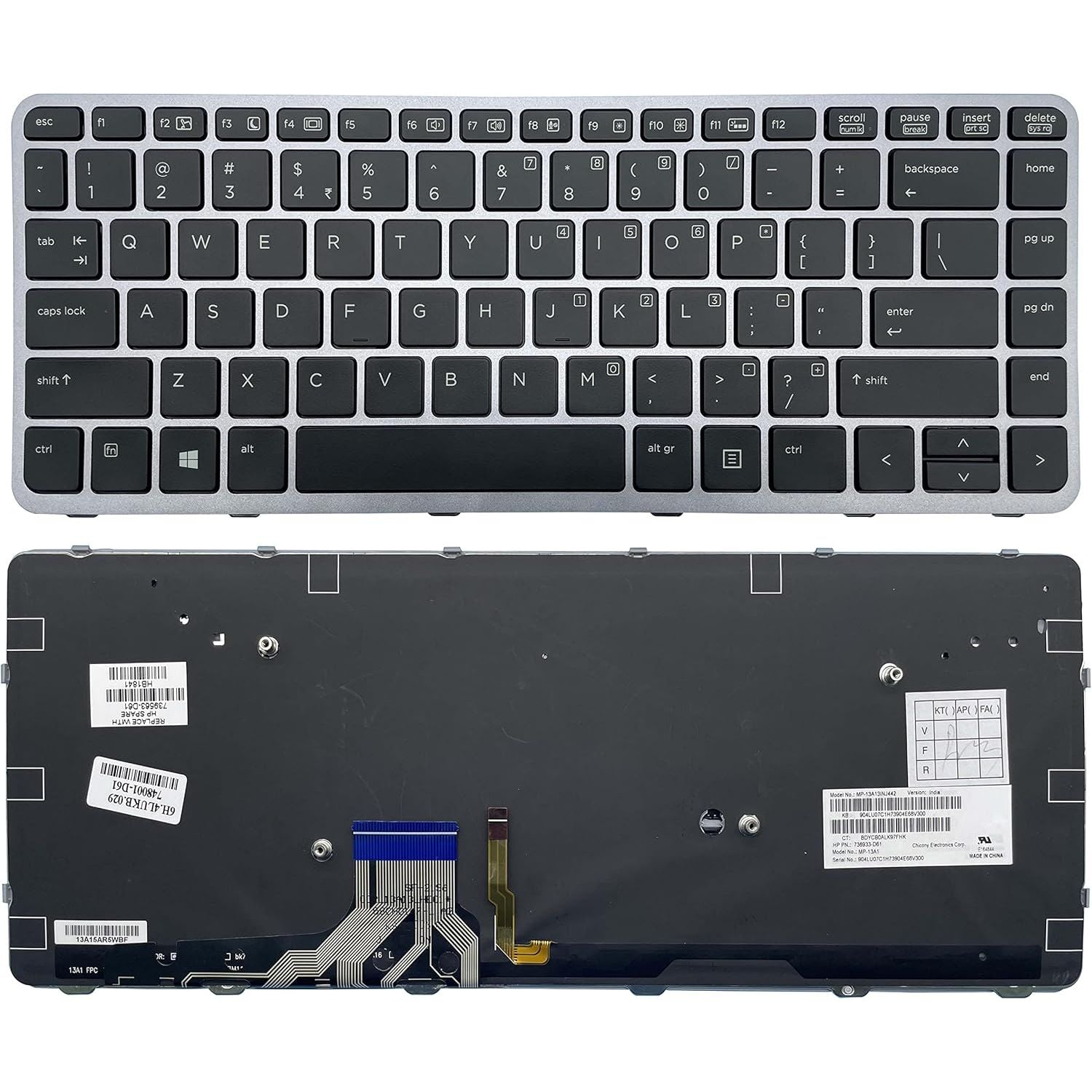 Backlit Keyboard für  EliteBook 1040 G1 MP-13A EN/UK - Shopgalaxy