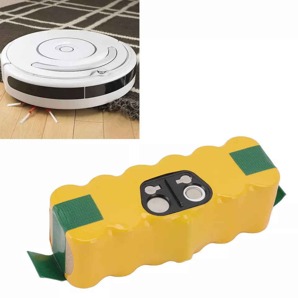 Batterie für Staubsaugerroboter 14.4V 6000mAh NI-MH mit sicherem Schutz - Shopgalaxy